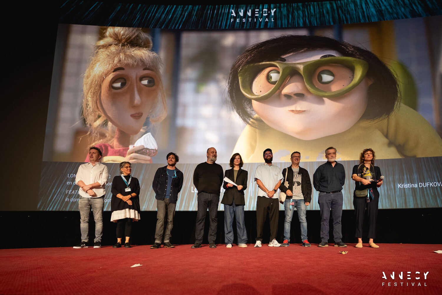 Tvorivý tím filmu Keď život chutí na festivale v Annecy